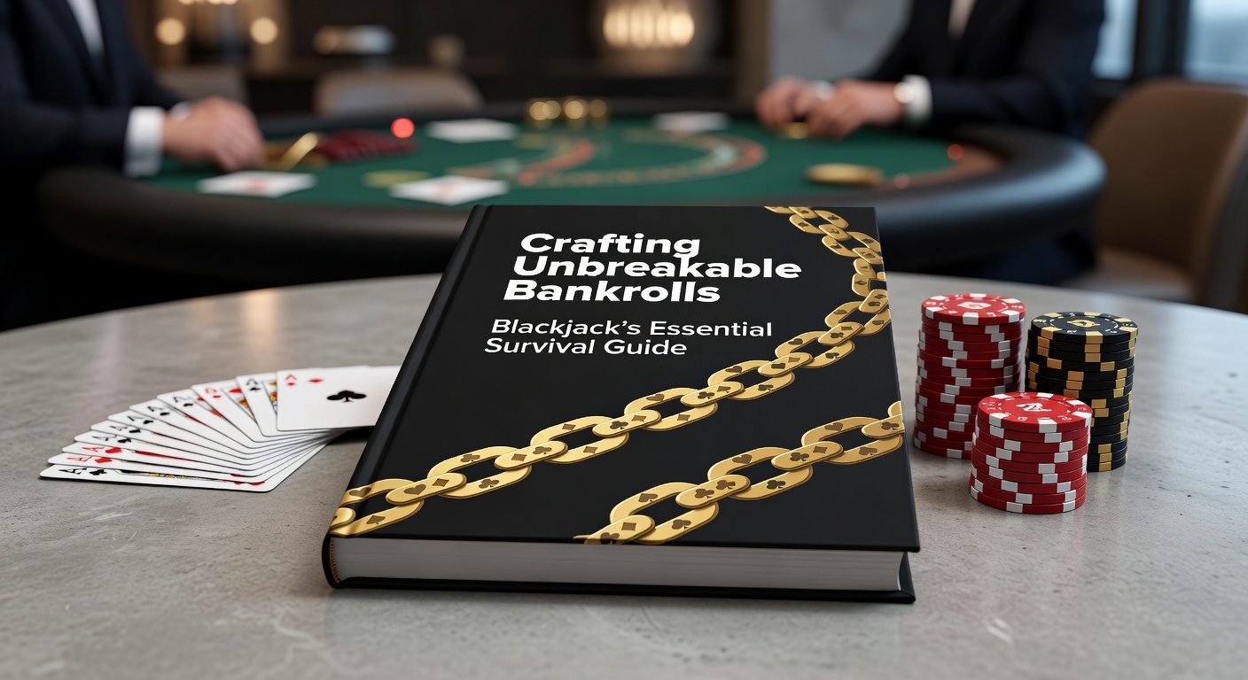 Grafik mit aufsteigender Bankroll-Kurve über Zeit, illustriert effektives Management im Blackjack